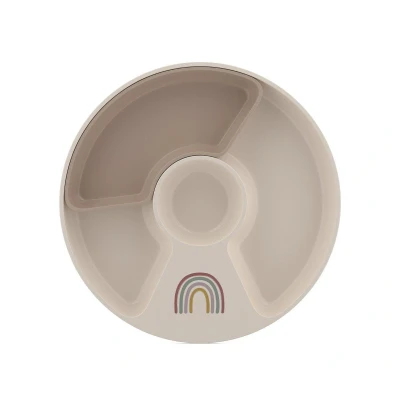 Imagen de Plato Infantil Compartimentos Mio Sunshine &amp; Rainbow