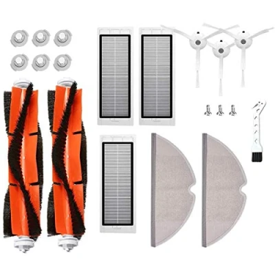 Imagen de APLUSTECH Recambios para Roborock S50 S51 S55 S5 S6 Accesorios Xiaomi MI Mijia Robot Aspiradora Cepillo Principal, Lateral, Filtro HEPA y Mopa.