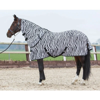 Imagen de Harry&#039;s Horse Flysheet with neck, zebra