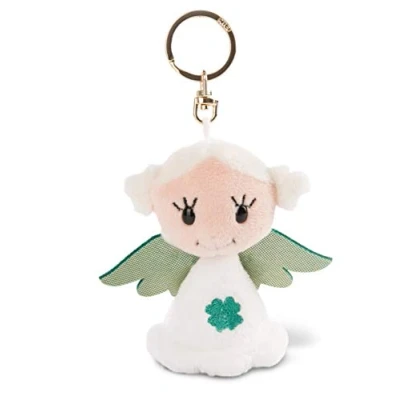 Imagen de NICI Llavero ángel de la Guarda con trébol 9cm, Color Blanco/Rojo, Small (47071)