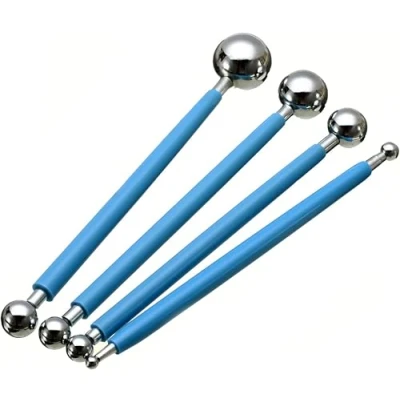 Imagen de Tadpolez Juego De Herramientas para Esculpir Arcilla,Herramientas Arcilla Polímero,Herramientas Cerámica,Herramientas Pelotas Cerámica,Escultura,Manualidades (Azul)