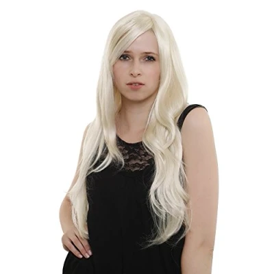 Imagen de WIG ME UP 3402 613 Peluca mujer larga liso rubio platino 65 cms