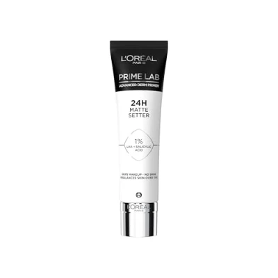 Imagen de L&#039;Oréal Paris Primer Acabado Mate 24h, Reduce las imperfecciones y elimina brillos, Hasta 24h de fijación, Prime Lab Matte Setter 30 ml