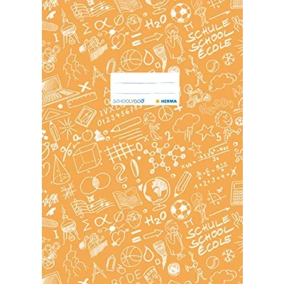 Imagen de &#039;Herma&quot;schooly Ghundoo Cuaderno Plástico DIN A4, estampado, 1 pieza, color naranja