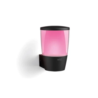 Imagen de WiZ Aplique de pared, 8.5W Luz Blanca y Colores, apto para exterior (IP44) ,Wi Fi, con tecnología SpaceSense compatible Google Home, Amazon Alexa o los atajos Siri