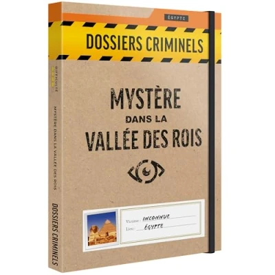 Imagen de Platonia Games Rompecabezas de antecedentes penales en el Valle los Reyes: Descubrimiento macabro una Tumba faraónica Juego Mesa Escape investigación inmersivo y colaborati