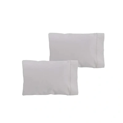 Imagen de Donegal Collections Pack 2 Fundas de Almohada (75x45 cm) Cama 150, Color Gris Plateado. Suave y Cómoda, Microfibra Extra 50% Algodón Poliéster. Confort Alta Durabilidad