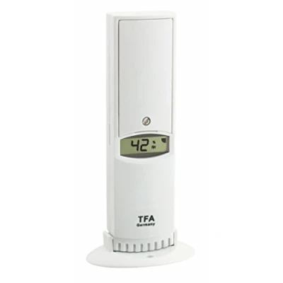 Imagen de TFA Dostmann Termo higrómetro, weatherhub transmisor para el hogar Inteligente Sistema climático y vigilancia de la casa con Inteligentes, Blanco, 44 ??x 24 x 160 cm, 30.3312.02