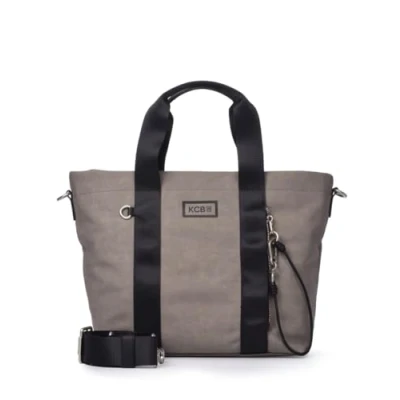 Imagen de Bolso de Mano KCB Knot Espacio, Versatilidad y Comodidad Diseño Moderno, Cómodo Práctico Asa Adicional Ajustable 100% Vegano Color Gris