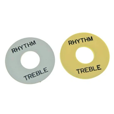 Imagen de KAISH Placa de anillo agudos para guitarra LP blanca y crema