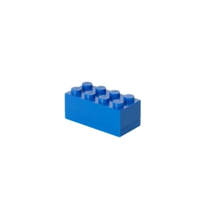 Imagen de Room Copenhagen Minicaja de 8 espigas LEGO, caja para tentempiés, Azul, knobs