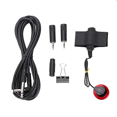 Imagen de Dilwe Pastilla de Guitarra, Piezo Micrófono Contacto Transductor Pickup Cable Audio para Guitarra Violín Ukulele Cello Banjo Instrumentos