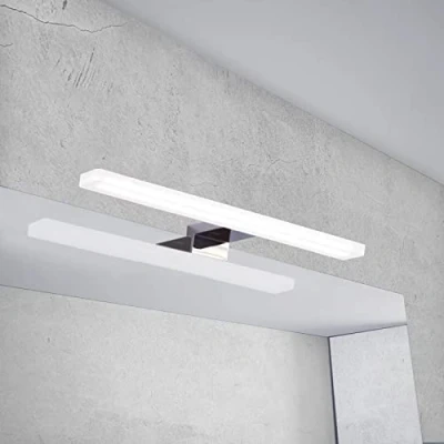 Imagen de DILUMEN Lámpara LED de Espejo 30cm,600lm,5w, Luz Blanco Frío, 6000k, Aplique Baño, 230v, IP44 Impermeable (30cm 6000K)