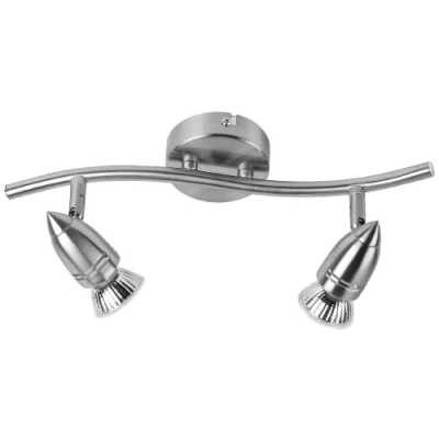 Imagen de Leyton Lighting WL30442 Barra de focos Interior, Color Acero Cepillado