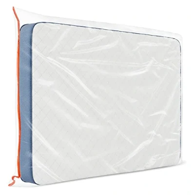 Imagen de Dreamzie Funda colchon de Plástico Protector 200x200 (Grosor 35cm) Protege tu Colchón Almacenamiento, Mudanzas Cremallera Práctica