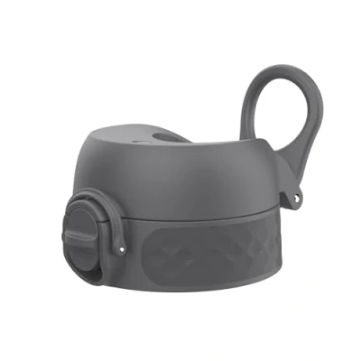 Imagen de Ion8 Tapa de Botella agua OneTouch 2.0 a Prueba fugas, Sin BPA, Grande, Gris