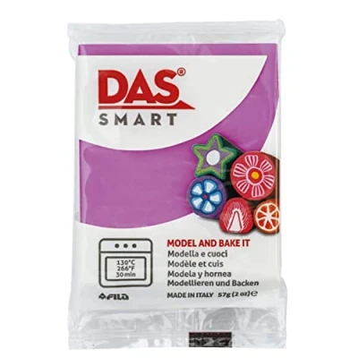 Imagen de DAS Smart, Pasta para modelar que se endurece al horno, 57g, Lavanda
