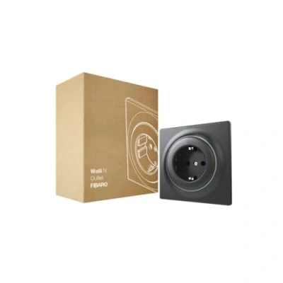 Imagen de FIBARO Walli N F FGWSONF 011 8 Caja para empotrar, Tipo F, color Antracita