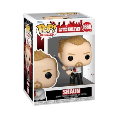 Imagen de Funko Pop! Movies: SotD Shaun 1/6 de Probabilidades Obtener la RARA Variante Chase Sangriento of The Dead Figura Vinilo Coleccionable Idea Regalo Mercancia Oficial