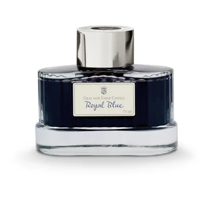 Imagen de Frasco de tinta Graf von Faber Castell Royal Blue 75 ML