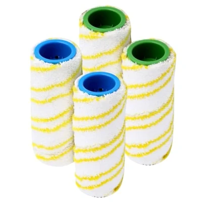 Imagen de Rodillos de Repuesto Para Kärcher FC3 FC7 FC5 FC3D (4pcs) Cepillo rollo amarillo