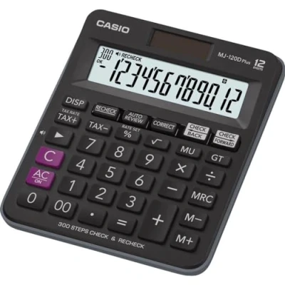 Imagen de Casio Tischrechner MJ 120DPLUS LCD Anzeige (12 stellig) 120D PLUS