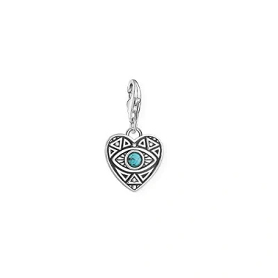 Imagen de Thomas Sabo Colgante de la Colección Love &amp; Affection, Abalorio Corazón con Ojo Turco