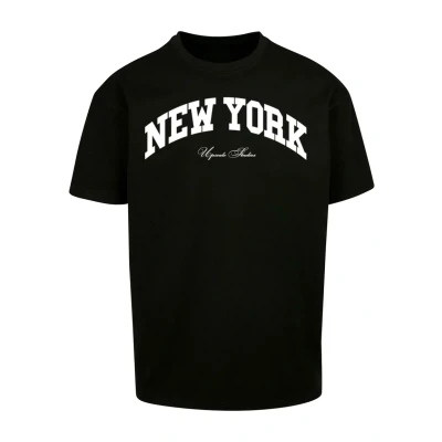 Imagen de Upscale by Mister Tee NEW YORK College Camiseta estampada, Hombre, Talla: Large, Black