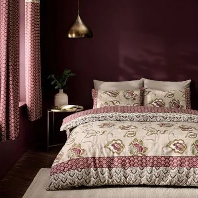 Imagen de Catherine Lansfield Kashmir DB Juego de edredón Multicolor, Tela, Doble