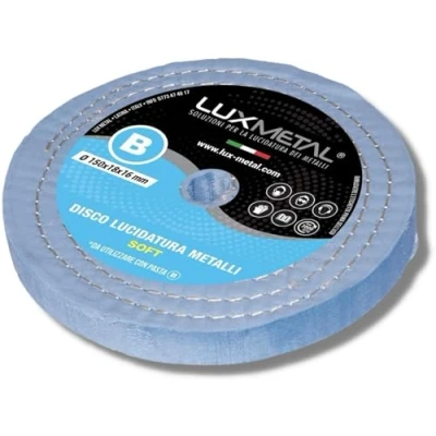Imagen de &#039;Disco &quot;B&quot; Diámetro 150 mm algodón acolchado &quot;Soft pulir metales para abrillantar limpiar aluminio Latón Cobre Bronce Acero Inoxidable cromo Pasta Lija abrasivo limpiador elimina óxido Muela Rueda