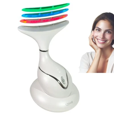 Imagen de QTIEST Care Masajeador Facial, Dispositivo Eléctrico para Tonificación de la Piel y Anti Envejecimiento, Lifting Facial con Microcorriente EMS, Belleza No Invasivo