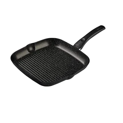 Imagen de Ballarini Sartén grill Vipiteno, antiadherente, aluminio, rectangular, 27 cm