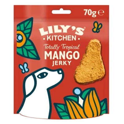 Imagen de Lily&#039;s Kitchen Dog Plant Power Mango Jerky Natural Treats (8 x 70g)