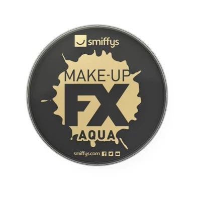 Imagen de Smiffys Maquillaje FX Smiffy, Aqua pintura facial y de cuerpo, negro, 16ml, a base agua