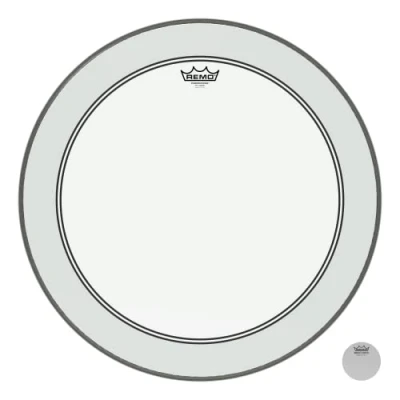 Imagen de Remo Parche Drum Head Powerstroke 3 transparente Bassdrum 22&quot; P3 1322 C2