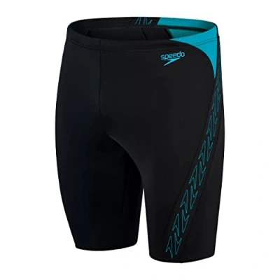 Imagen de Speedo Hyper Boom Splice II Jammers de natación Hombre, Negro/Bolt, XXS