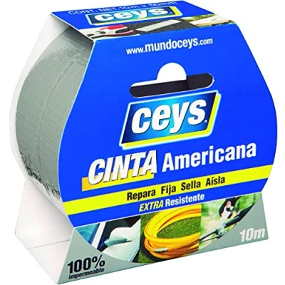 Imagen de Ceys Tackceys Cinta Americana Plata Rollo 10 M X 50