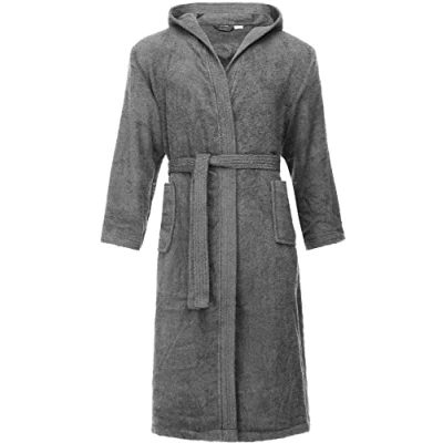 Imagen de Ladeheid Albornoz de Baño 100% Algodón Ropa Casa Hombre LA40 192 (Gris Oscuro 12, M)