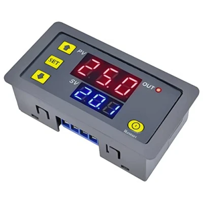 Imagen de iHaospace Timer Relay DC 12V 10A Programmable Digital Time Cycle Delay Switch Module 1500W 220V 110V ON Off Control 0 999 Second Min Hour LED Display