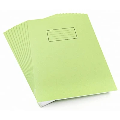 Imagen de Silvine Exercise Book Paquete de 10 cuadernos A4 para ejercicios, verde