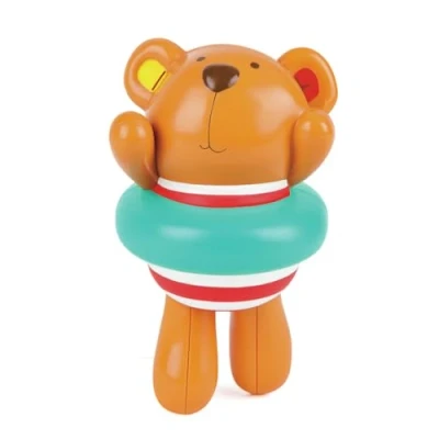 Imagen de Hape E0204 Wind up Swimmer Teddy Bath and Pool Toy