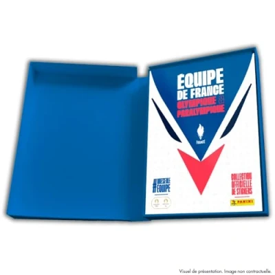 Imagen de Panini Equipe de France Olympique &amp; ParalíMPIQUE Estuche premium (1 álbum + 20 fundas 3 ofertas, 004885MCOUAFC