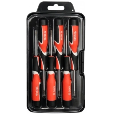 Imagen de YATO YT 25862 Kit de atornilladores 6 Estuche plástico