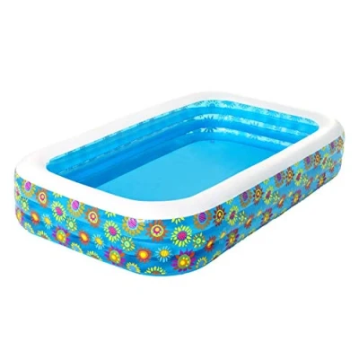 Imagen de BESTWAY 54121 Piscina Hinchable Infantil Rectangular Flores 305x183x56 cm