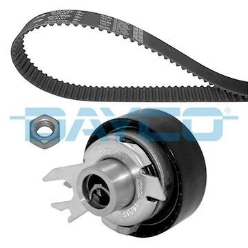 Imagen de DAYCO KTB256 Kit de correa distribución VOLKSWAGEN: GOLF 3, Polo III Hatchback, Caddy 2, SKODA: Octavia I Felicia 1 Pickup