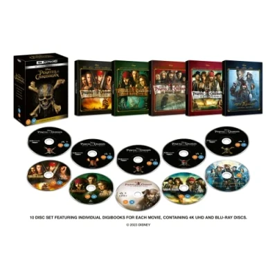 Imagen de Pirates of the Caribbean 1 5 UHD Boxset