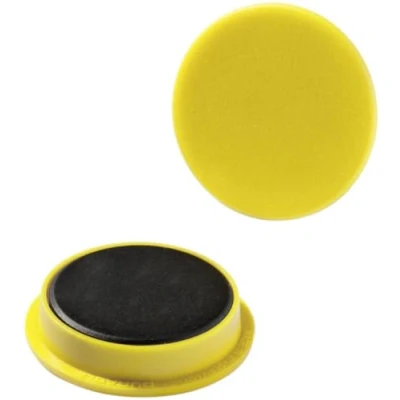 Imagen de Durable 475304 Imanes, embalaje industrial, 32 mm, 720p, amarillo, 20 piezas