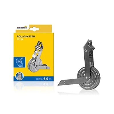 Imagen de Schellenberg 11124 Enrollador de Rosca, Niquelado, 185 mm