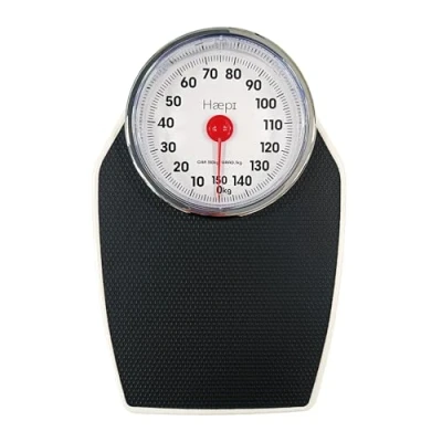 Imagen de Haepi Báscula mecánica con gran bandeja, números máximos de 150 kg