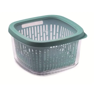 Imagen de Snips, Aroma Keeper Recipiente guarda Alimentos 1,50 Lt, Botes Cocina Almacenaje 17,5 x 10 cm, Envase con Rejilla interior, Azul, Made in Italy, 0% sin BPA ni ftalatos